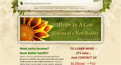 Desktop Screenshot of hopeinacan.com